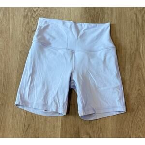 Lululemon Women's Align High-Rise Shorts Athletic Light Purple Size 6